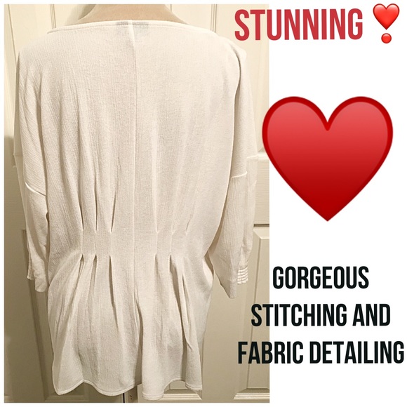 NWT Alfani, Deco Breeze, Cinched Front Top - Picture 4 of 10